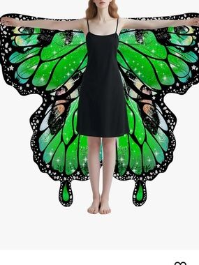 Green Butterfly Wing Costume